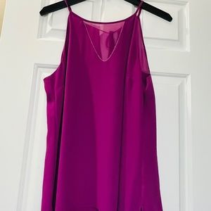 White House Black Market chiffon tank top